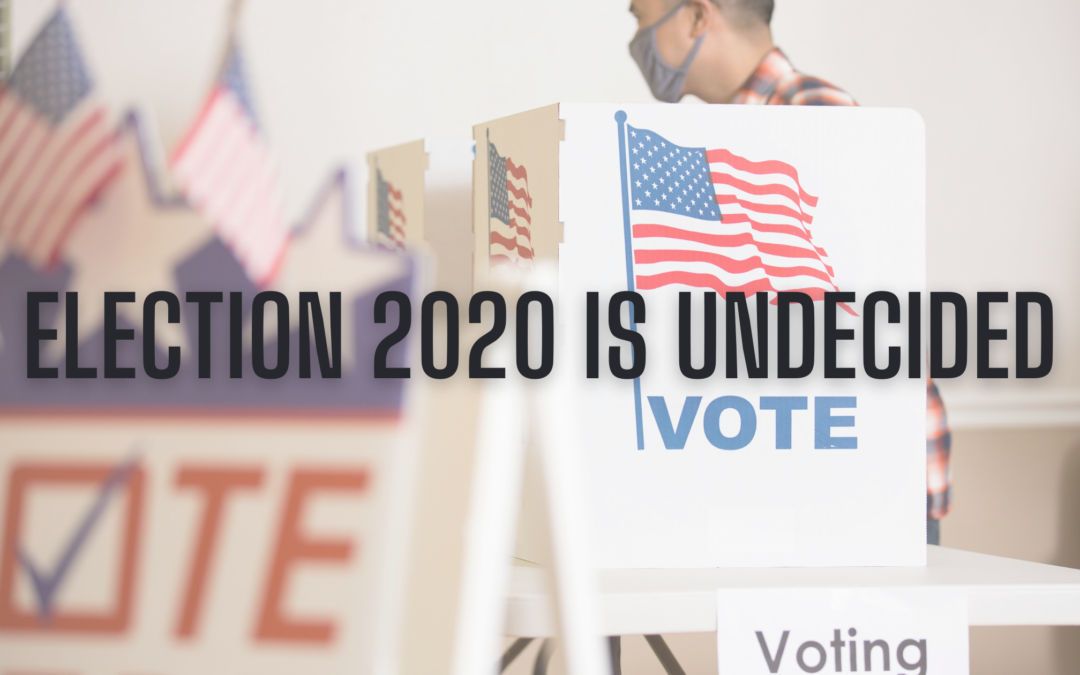 Election 2020 is Undecided